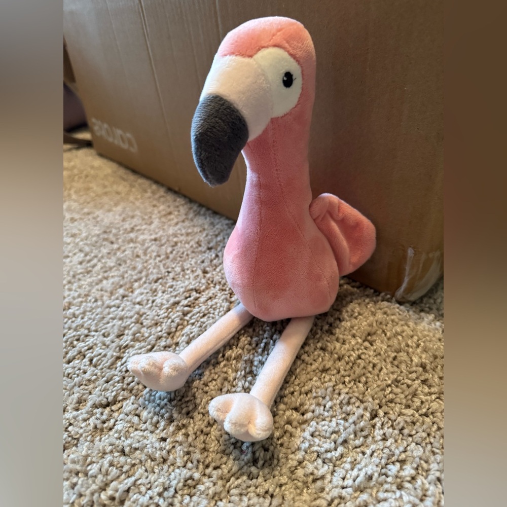 H&M Pink Flamingo Plush Stuffed Animal